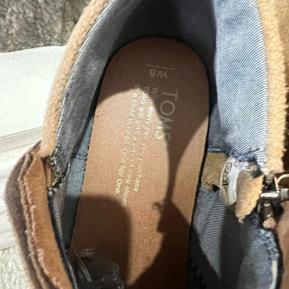 Tom’s ankle women’s boots size 8 - Picture 2 of 6